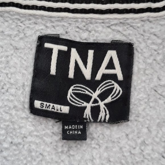 TNA Womens' Zip-Up Hoodie, Dark Grey, Size S - Picture 7 of 12